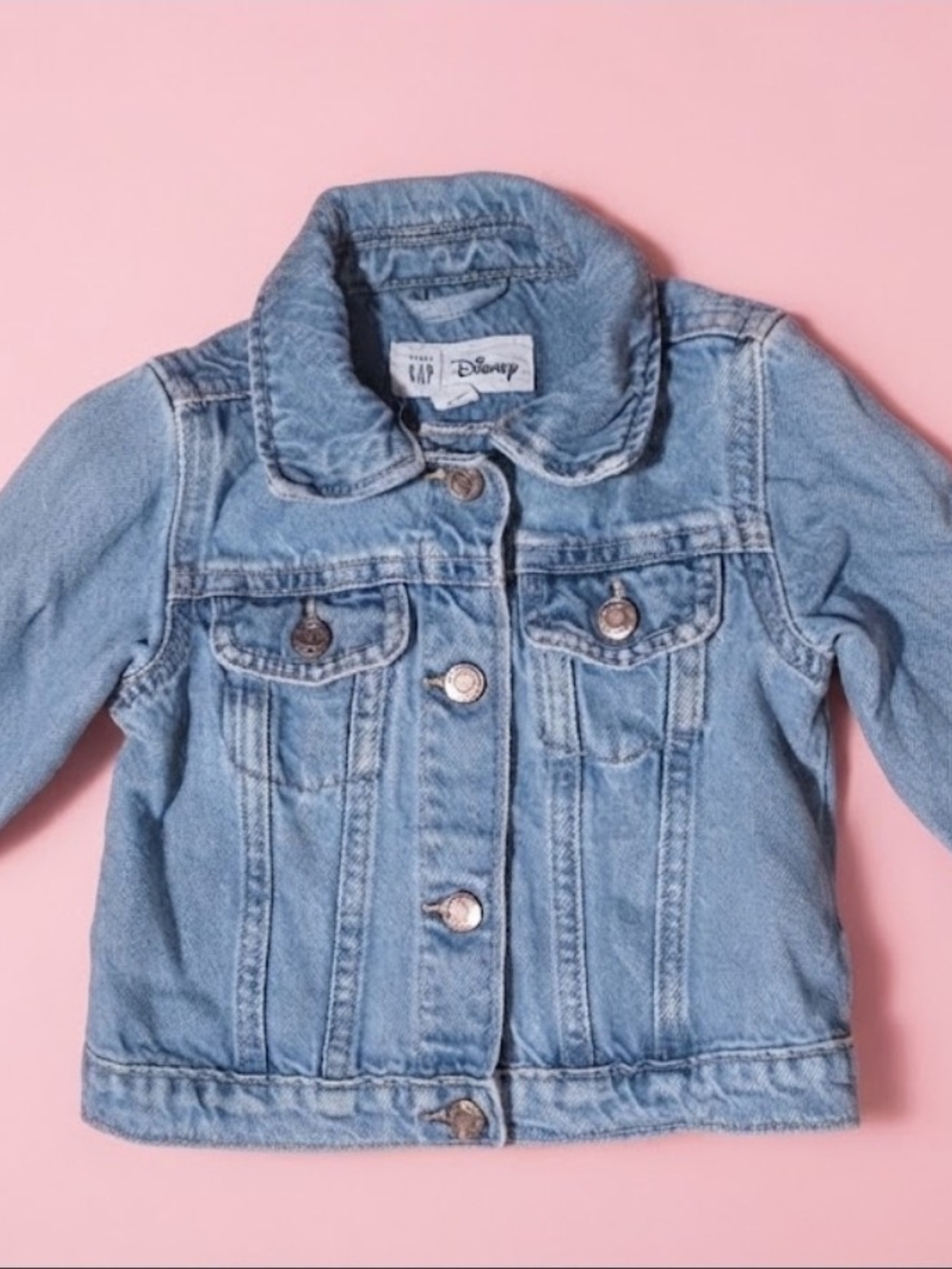 Gap Disney Minnie Mouse denim jacket Baby 18-24 Months Denim Jacket